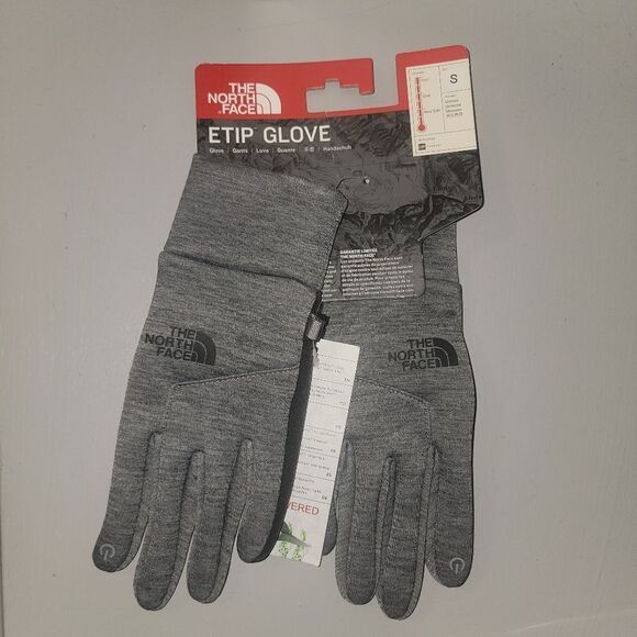 Last Pair!!! The North Face Gray Etip📲  touchscreen Glove🧤 Size small - Picture 11 of 16